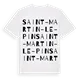 Saint-Martin-le-Pin ordlek t-shirt