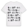 Saint-Mathieu ordlek t-shirt