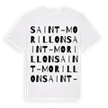 Saint-Morillon ordlek t-shirt