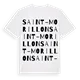Saint-Morillon ordlek t-shirt