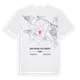 Saint-Nazaire-sur-Charente karta t-shirt