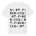 Saint-Pancrace ordlek t-shirt