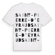 Saint-Pierre-d'Eyraud ordlek t-shirt
