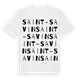 Saint-Savin ordlek t-shirt