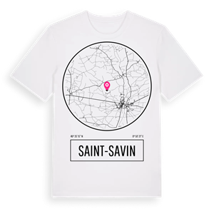 Saint-Savin t-shirt – ekologisk bomull t-shirt från Pinshirt