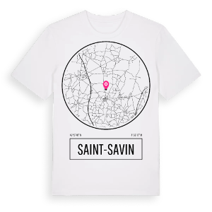 Saint-Savin t-shirt – ekologisk bomull t-shirt från Pinshirt