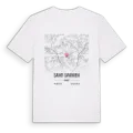 Saint-Savinien karta t-shirt