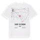 Saint-Secondin karta t-shirt