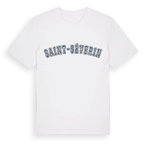 Saint-Séverin college t-shirt – ekologisk bomull t-shirt från Pinshirt