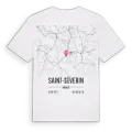 Saint-Séverin karta t-shirt