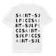 Saint-Sulpice ordlek t-shirt