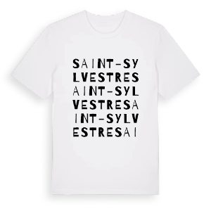 Saint-Sylvestre ordlek t-shirt – ekologisk bomull t-shirt från Pinshirt