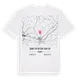 Saint-Sylvestre-sur-Lot karta t-shirt