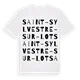 Saint-Sylvestre-sur-Lot ordlek t-shirt