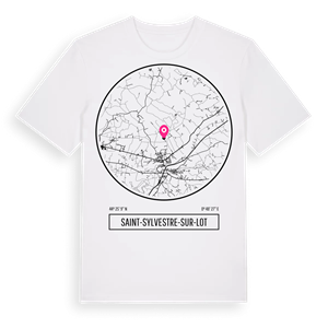 Saint-Sylvestre-sur-Lot t-shirt – ekologisk bomull t-shirt från Pinshirt
