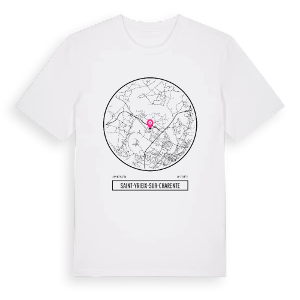 Saint-Yrieix-sur-Charente t-shirt – ekologisk bomull t-shirt från Pinshirt