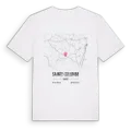 Sainte-Colombe karta t-shirt