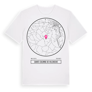 Sainte-Colombe-de-Villeneuve t-shirt – ekologisk bomull t-shirt från Pinshirt