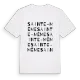 Sainte-Même ordlek t-shirt