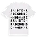 Sainte-Radegonde – Monmarès ordlek t-shirt