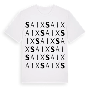 Saix ordlek t-shirt – ekologisk bomull t-shirt från Pinshirt