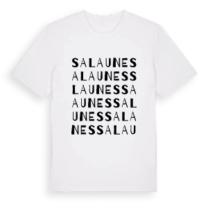Salaunes ordlek t-shirt – ekologisk bomull t-shirt från Pinshirt