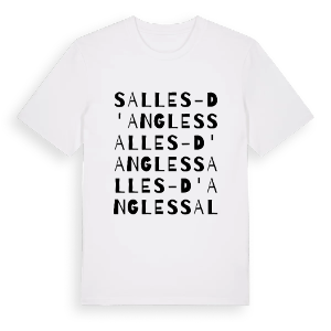 Salles-d'Angles ordlek t-shirt – ekologisk bomull t-shirt från Pinshirt