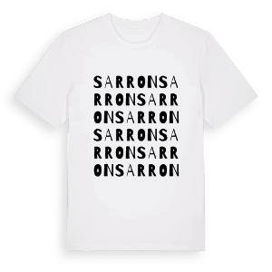 Sarron ordlek t-shirt – ekologisk bomull t-shirt från Pinshirt