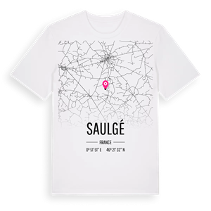 Saulgé karta t-shirt – ekologisk bomull t-shirt från Pinshirt