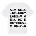 Savignac-de-Nontron ordlek t-shirt