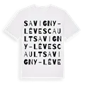 Savigny-Lévescault ordlek t-shirt