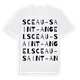 Sceau-Saint-Angel ordlek t-shirt
