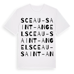 Sceau-Saint-Angel ordlek t-shirt – ekologisk bomull t-shirt från Pinshirt