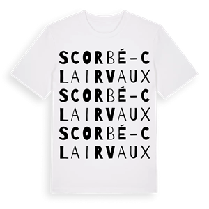 Scorbé-Clairvaux ordlek t-shirt – ekologisk bomull t-shirt från Pinshirt