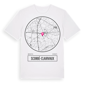 Scorbé-Clairvaux t-shirt – ekologisk bomull t-shirt från Pinshirt