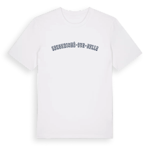 Secondigné-sur-Belle college t-shirt – ekologisk bomull t-shirt från Pinshirt
