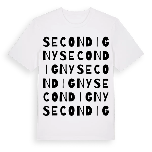 Secondigny ordlek t-shirt – ekologisk bomull t-shirt från Pinshirt