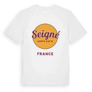 Seigné cirkel t-shirt – ekologisk bomull t-shirt från Pinshirt