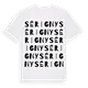 Sérigny ordlek t-shirt