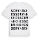 Servanches ordlek t-shirt