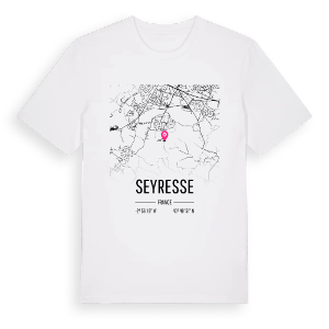 Seyresse karta t-shirt – ekologisk bomull t-shirt från Pinshirt