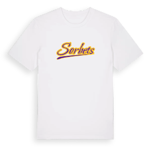 Sorbets baseball t-shirt – ekologisk bomull t-shirt från Pinshirt