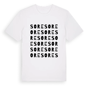 Sore ordlek t-shirt – ekologisk bomull t-shirt från Pinshirt
