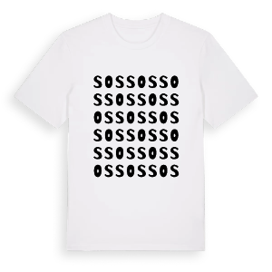Sos ordlek t-shirt – ekologisk bomull t-shirt från Pinshirt