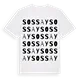 Sossay ordlek t-shirt