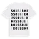 Soubirous ordlek t-shirt