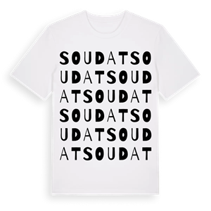 Soudat ordlek t-shirt – ekologisk bomull t-shirt från Pinshirt