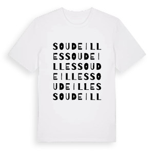 Soudeilles ordlek t-shirt – ekologisk bomull t-shirt från Pinshirt