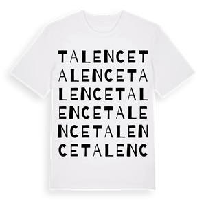 Talence ordlek t-shirt – ekologisk bomull t-shirt från Pinshirt