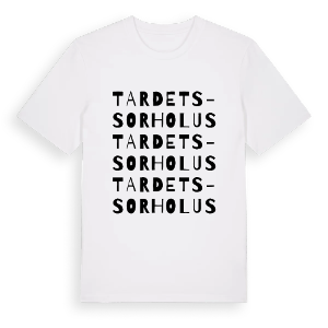 Tardets-Sorholus ordlek t-shirt – ekologisk bomull t-shirt från Pinshirt